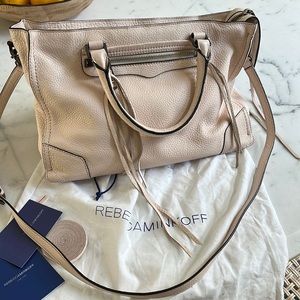 Rebecca Minkoff light pink satchel